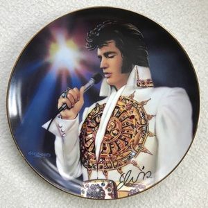 Vintage Bradford Exchange Elvis Plate